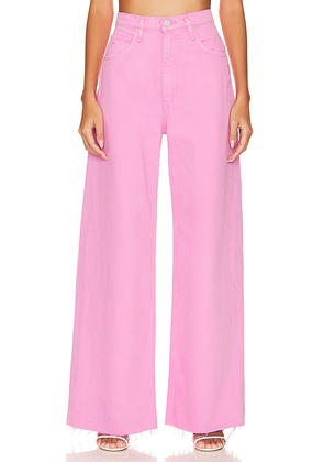 Hudson Jeans James High Rise Wide Leg in Pink. Size 29.