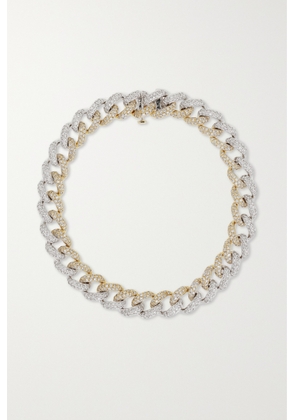 SHAY - Essential 18-karat Yellow And White Gold Diamond Bracelet - One size