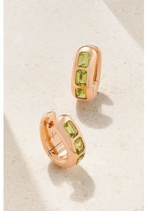 Pomellato - 18-karat Rose Gold Peridot Hoop Earrings - One size