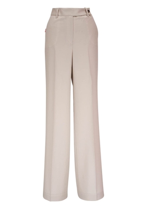 Kiton pressed-crease tailored trousers - Neutrals
