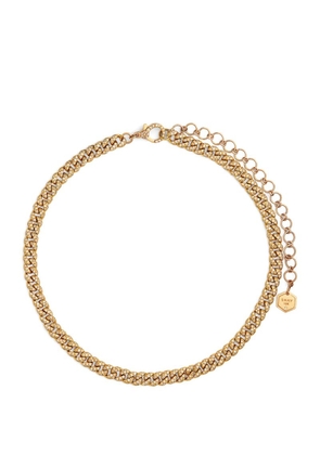 Shay Mini Yellow Gold And Diamond Link Necklace