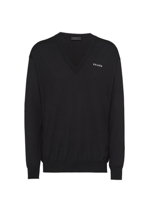 Prada Cashmere V-Neck Sweater