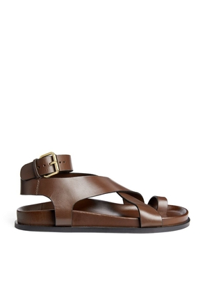 A.Emery Leather Jalen Sandals