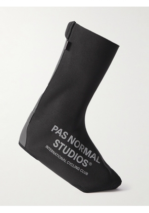 Pas Normal Studios - Heavy Logo-Print Stretch-Jersey Overshoes - Men - Black - S