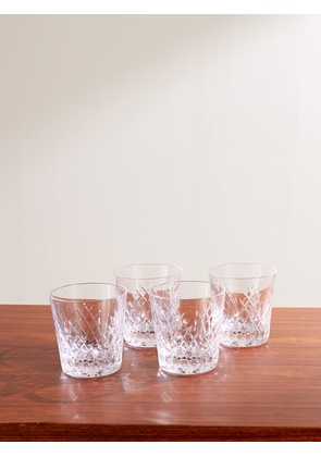 Soho Home - Barwell Set of Four Crystal Rocks Glasses - Men - Neutrals