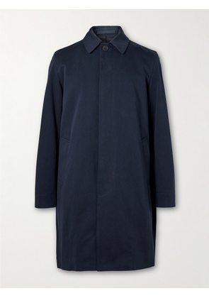 Mr P. - Cotton-Gabardine Coat - Men - Blue - XS