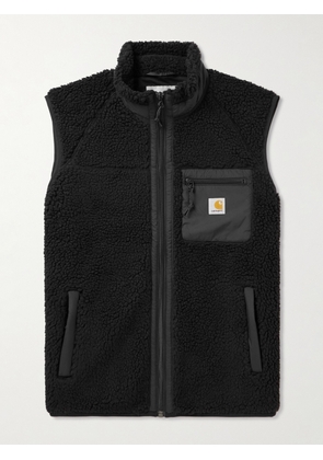 Carhartt WIP - Prentis Logo-Appliquéd Nylon-Trimmed Fleece Gilet - Men - Black - S