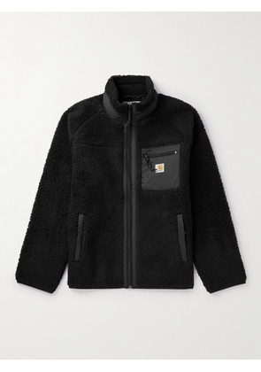 Carhartt WIP - Prentis Logo-Appliquéd Shell-Trimmed Fleece Jacket - Men - Black - S