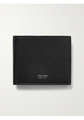 TOM FORD - Full-Grain Leather Billfold Wallet - Men - Black