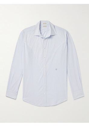 Massimo Alba - Genova Striped Cotton-Poplin Shirt - Men - Blue - S