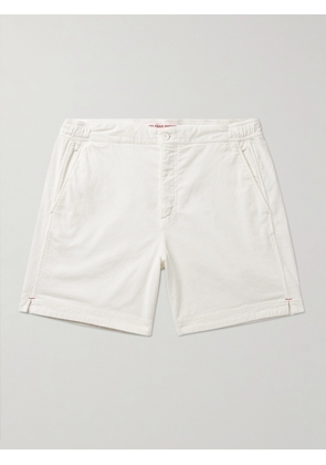Orlebar Brown - Bulldog Cotton-Blend Corduroy Shorts - Men - White - UK/US 30