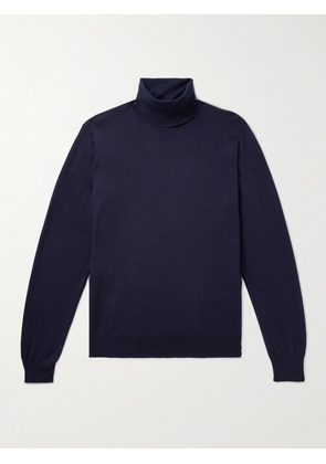 Ralph Lauren Purple Label - Slim-Fit Cashmere Rollneck Sweater - Men - Blue - S