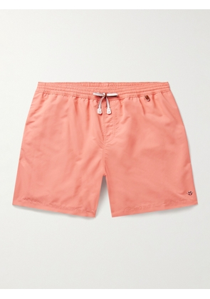 Loro Piana - Bay Straight-Leg Mid-Length Swim Shorts - Men - Orange - S