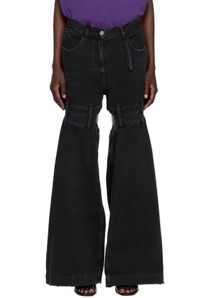 The Attico Black Ashton Jeans