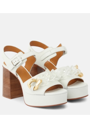 See By Chloé Monyca leather platform sandals