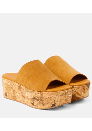 See By Chloé Liana 70 suede platform mules