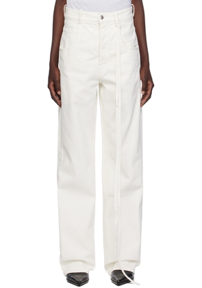 Ann Demeulemeester White Claire Jeans