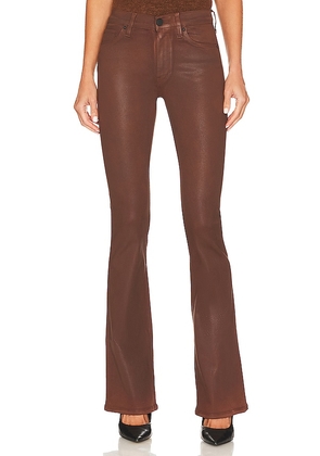 Hudson Jeans Barbara High Rise Bootcut in Brown. Size 24, 34.