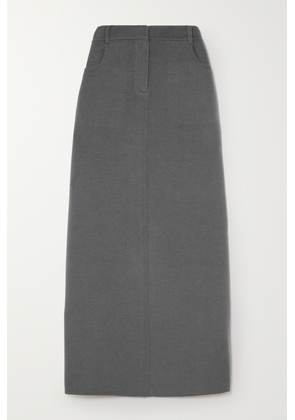 The Frankie Shop - Malvo Wool-blend Maxi Skirt - Gray - x small,small,medium,large,x large