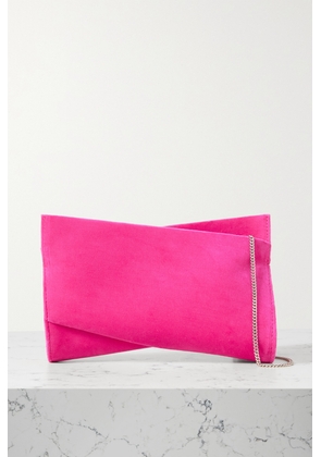 Christian Louboutin - Loubitwist Small Velvet Shoulder Bag - Pink - One size