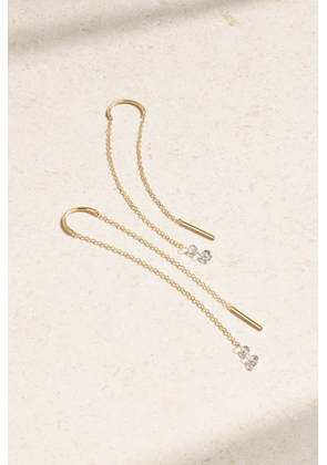 Mizuki - 14-karat Gold Diamond Earrings - One size