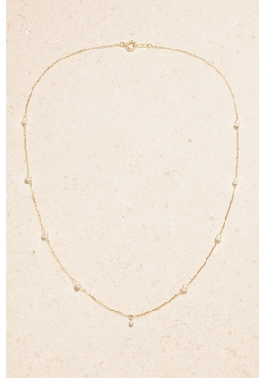 Mizuki - 14-karat Gold, Pearl And Diamond Necklace - One size