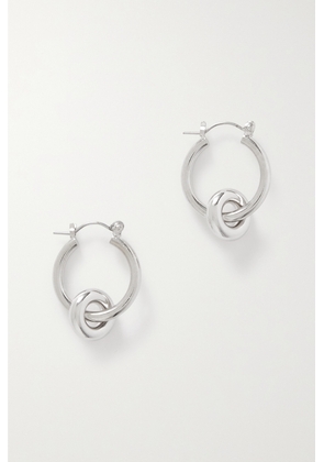 Laura Lombardi - + Net Sustain Isola Recycled Platinum-plated Hoop Earrings - Silver - One size