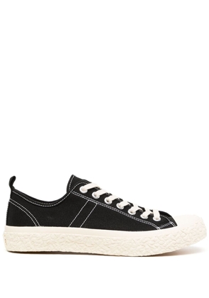 YMC Vulcanised decorative-stitching low-top sneakers - Black