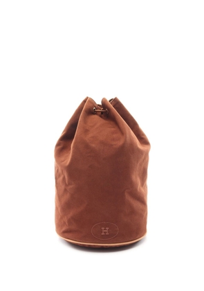 Hermès 1990s pre-owned Poroshon Mimir GM shoulder bag - Brown
