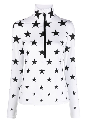 Goldbergh star-print zip-up sweatshirt - White