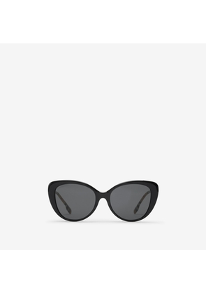 Burberry Check Oversized Sunglasses