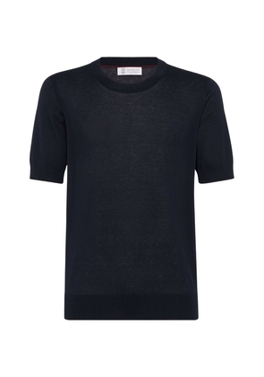Brunello Cucinelli Cotton-Silk T-Shirt