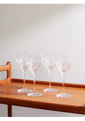 Soho Home - Barwell Set of Four Crystal Red Wine Glasses - Men - Neutrals