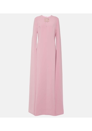 Elie Saab Embellished caped gown