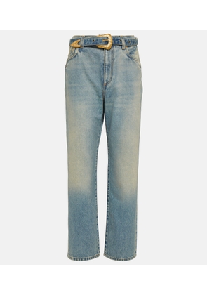 Balmain Belted straight jeans