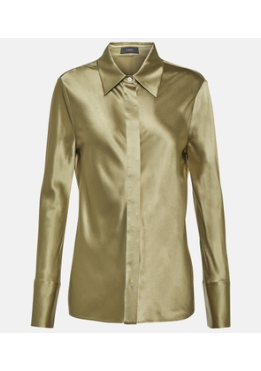 Joseph Brunel silk satin blouse