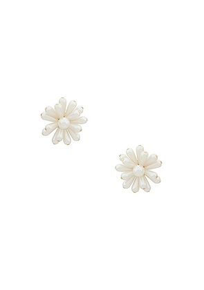 Cult Gaia Jules Earring in Pearl - Cream. Size all.