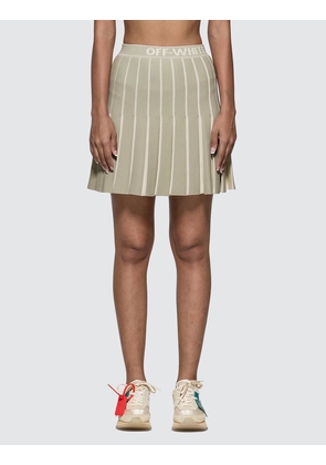 Knit Swans Mini Skirt