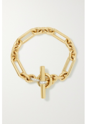 David Yurman - Lexington 18-karat Gold Diamond Bracelet - One size