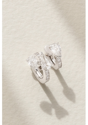 Repossi - Serti Sur Vide 18-karat White Gold Diamond Single Earring - L,R
