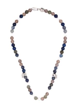 Northskull mixed semi-precious stones necklace - Multicolour