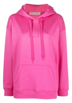 Valentino Garavani VLTN logo-print hoodie - Pink