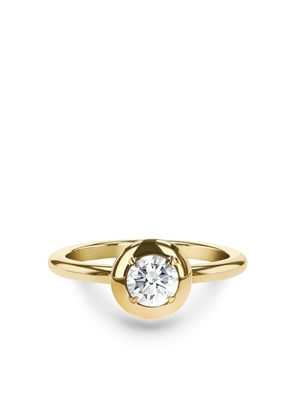 Pragnell 18kt yellow gold Skimming diamond ring
