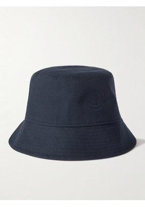 Frescobol Carioca - Logo-Embroidered Cotton-Canvas Bucket Hat - Men - Blue