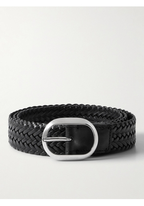 TOM FORD - 3cm Woven Leather Belt - Men - Black - EU 75
