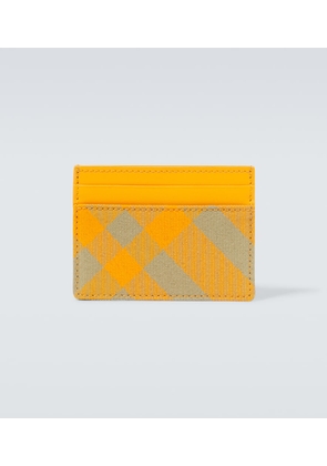 Burberry Checked leather card holder