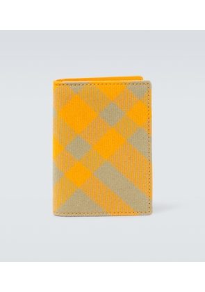 Burberry Checked bifold card holder