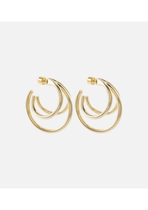 Jennifer Fisher Triple Baby 10kt gold-plated hoop earrings