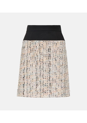 Alexander McQueen Wool tweed miniskirt