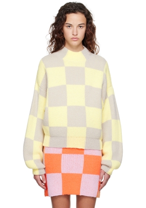 Stine Goya Yellow & Beige Adonis Sweater
